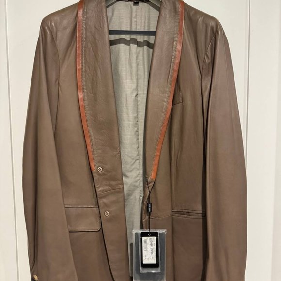 Giorgio Armani leather jacket